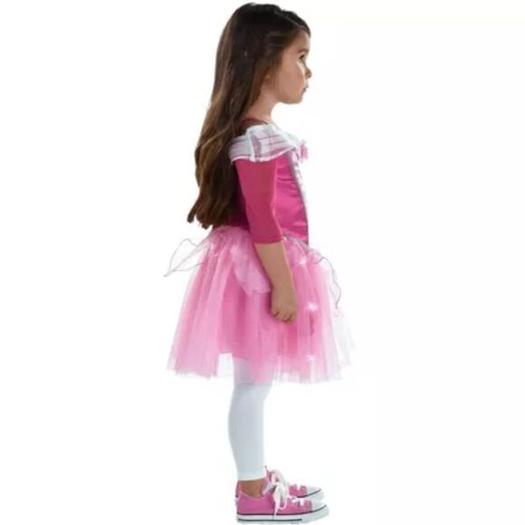 Disney Kids Sleeping Beauty Aurora Light-Up Costume Size Medium 8-10 - Picture 4 of 7